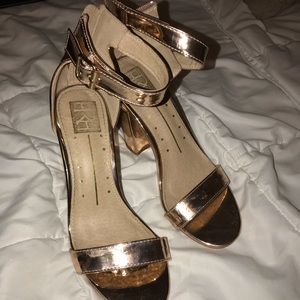Rose gold heels